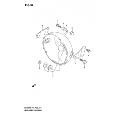 Headlamp housing              

                  Without cowling