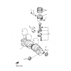 Crankshaft, piston