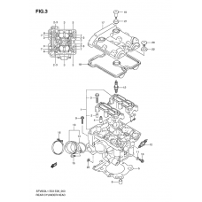 Rear cylinder head