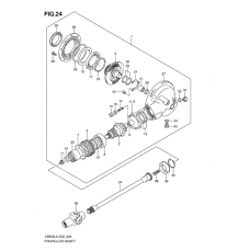 Propeller shaft - final drive gear