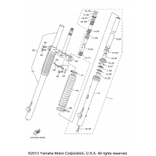 Вилка передней оси