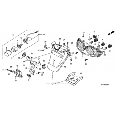 Rear combination light + rear fender