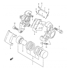 Rear caliper              

                  Model x/y/k1