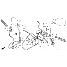 Handle lever/switch/cable