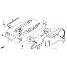 Swing arm/chain case