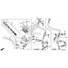 Front brake master cylinder (1)