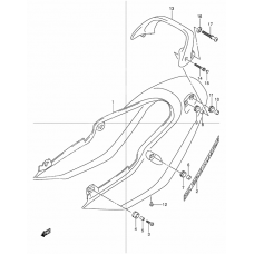 Seat tail cover              

                  Gsf600sy/suy