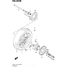 Заднее колесо (Sv650L7 E33)