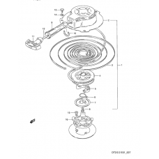 Starter assy recoil              

                  Model: 86~89