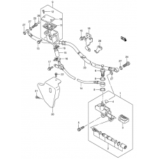 Rear master cylinder