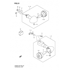 Turnsignal front & rear lamp              

                  See note