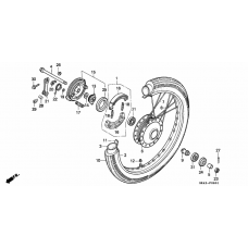 Front wheel/panel              

                  C50LAG/G/J/N/SN