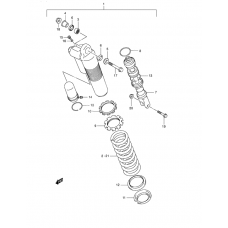 Rear shock absorber