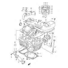 Cylinder head              

                  Rear