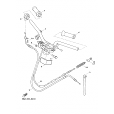 Steering handle. cable