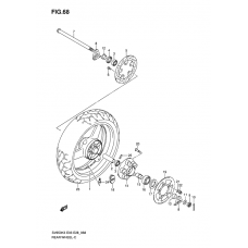 Rear wheel complete assy              

                  Sv650 k3/sk3/k4/sk4/k5/sk5/k6/sk6/k7/sk7