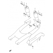 Rear shock absorber