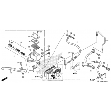 Front brake master cylinder (nss300a)