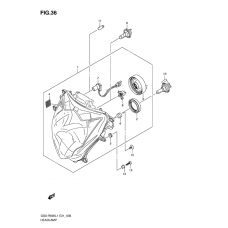 Headlamp              

                  Gsx-r600l1 e21