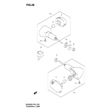 Turnsignal front & rear lamp              

                  Gs500k3/uk3/hk3/huk3 p2,  p19,  p54