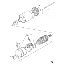 Starting motor