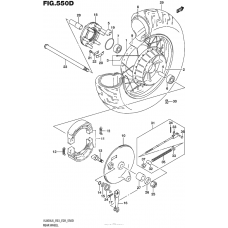 Заднее колесо (Vl800Tl6 E03)