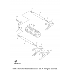 Shift cam fork