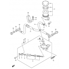 Rear master cylinder