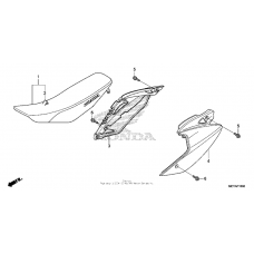 Seat + side cover