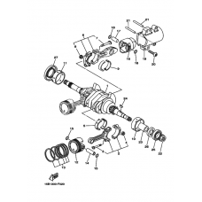 Crankshaft, piston