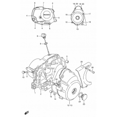 Crankcase cover ass`y (v