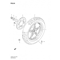 Rear wheel complete assy