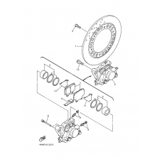 Rear brake caliper