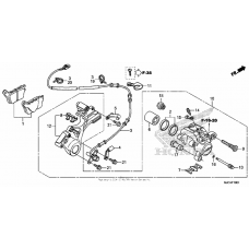 Rear brake caliper (cbr600ra)