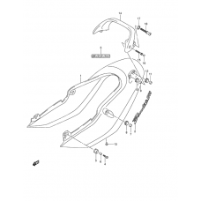 Seat tail cover              

                  Gsf1200k4