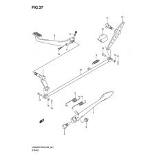 Stand - rear brake