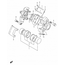 Rear caliper