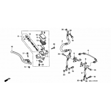 Fr. brake master cylinder
