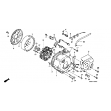 Left crankcase cover/ generator