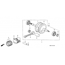 Crankshaft/piston