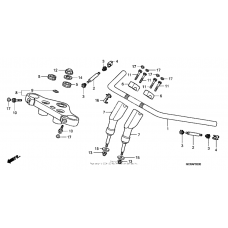 Handlebar + top bridge