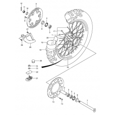 Rear wheel complete assy              

                  Model k1/k2