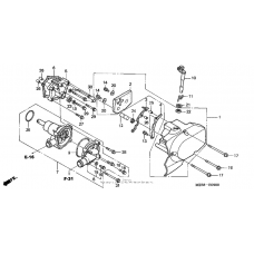 Water pump + left crankcase cover