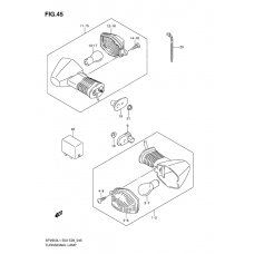 Turnsignal front & rear lamp