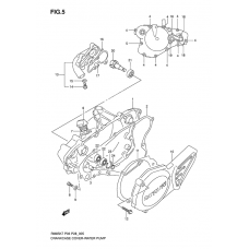 Crankcase cover- water pump