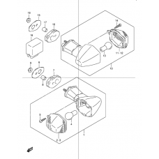 Turnsignal front & rear lamp              

                  Gsf600sy/suy/sk1/sk2/sk3/sk4/suk1/suk2/suk3/suk4