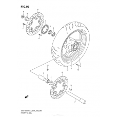 Переднее колесо (Gsx1300Ral3 E33)