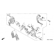 L. front brake caliper              

                  NT650V2/3/4/5