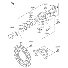 Front brake caliper