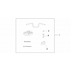 Handle kit door ventilator window lock